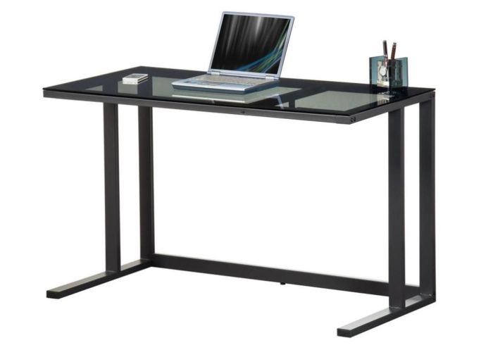 Alphason Air Smoked Glass Desk