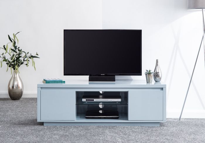 GFW Polar High Gloss LED Large TV Unit