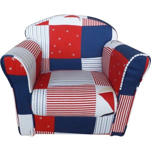 Kidsaw Mini Armchair Blue Patchwork