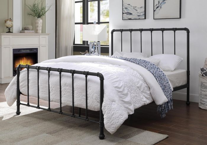 Flintshire Furniture Kinnerton Black Metal Bed Frame