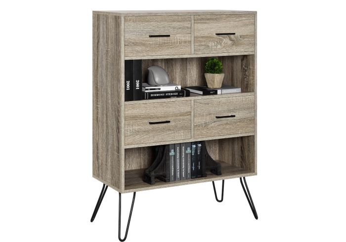 Dorel Landon Retro Bookcase