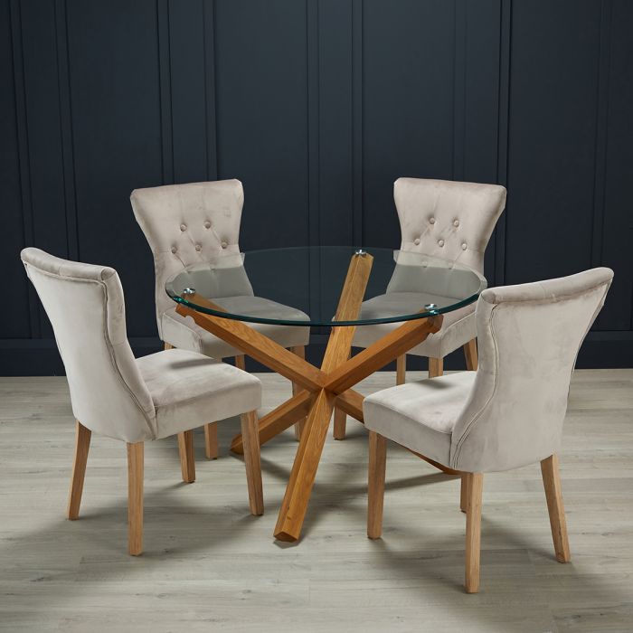 LPD Naples Chair Champagne Pack Of Two