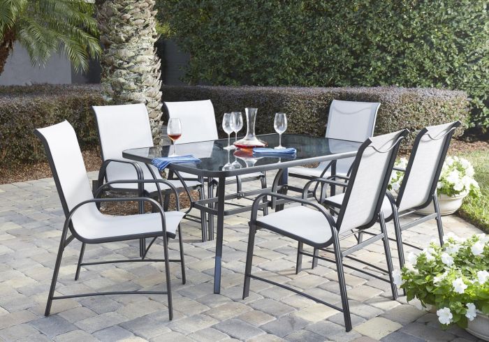 Cosco Paloma Steel 7 Piece Dining Set