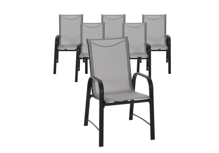 Cosco Paloma Patio Dining Chairs 6 Pack