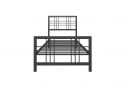 Dorel Burbank Single Black Metal Bed