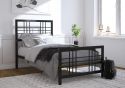 Dorel Burbank Single Black Metal Bed