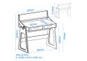 Alphason Palmer Adjustable Sit/Stand Desk