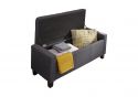 GFW Verona Ottoman Bench Charcoal