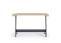 Alphason Jersey Black and Oak Finish Desk With Holders