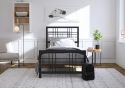 Dorel Burbank Single Black Metal Bed