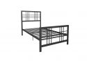 Dorel Burbank Single Black Metal Bed