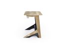 Alphason Jersey Black and Oak Finish Desk With Holders