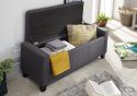 GFW Verona Ottoman Bench Charcoal