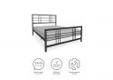 Dorel Burbank Black Metal Bed