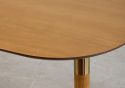 Flair Edelweiss 6-8 Seat Extending Dining Table Ash and Brass
