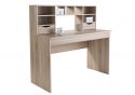 Alphason Albion Light Oak Desk with Hutch