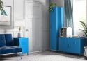 Novogratz Cache 2 Door Metal Locker Accent Cabinet