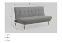 Limelight Astrid Fabric Sofa Bed