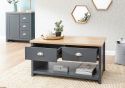 GFW Lancaster 2 Drawer Coffee Table