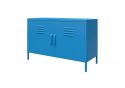 Novogratz Cache 2 Door Metal Locker Accent Cabinet