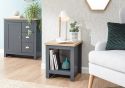 GFW Lancaster Side Table With Shelf