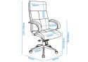 Alphason Bedford Grey Fabric Office Chair