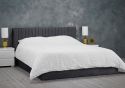 LPD Berlin Silver Velvet Ottoman Bed Frame