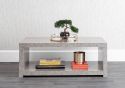 GFW Bloc Coffee Table with Shelf Modern minimalist design concrete effect malamine finish