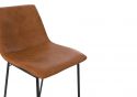 Dorel Bowden Upholstered Moulded Barstool Caramel Maple