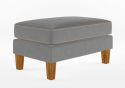 Dorel Bowen Ottoman With Contrast Welting