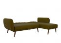 Dorel Brittany Sectional Sofa Bed