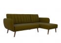 Dorel Brittany Sectional Sofa Bed