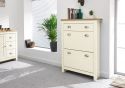 GFW Lancaster 2 Drawer 1 Drawer Shoe Cabinet