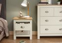 GFW Lancaster 2 Drawer Bedside