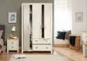 GFW Lancaster 3 Door 2 Drawer Wardrobe