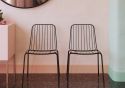 Dorel Caden Wire Dining Chair (set of 2)