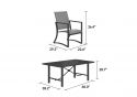 Cosco Capitol Hill 7 Piece Steel Dining Set