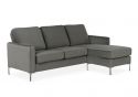 Dorel Chapman Velvet Corner Sofa