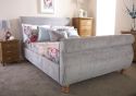 GFW Chicago Fabric Sleigh Bed