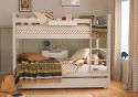 Little Folks Furniture Classic Beech Bunk Bed & Trundle