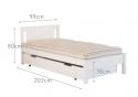 Little Folks Classic Beech Bed Frame & Trundle