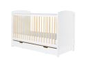 Ickle Bubba Coleby Classic Scandi Cot Bed with Under Drawer