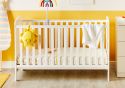 Ickle Bubba Coleby Classic Cot Bed available in White Scandi white and Scandi Grey slatted base