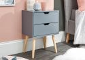 GFW Nyborg Pair Of  2 Drawer Bedside