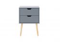 GFW Nyborg Single 2 Drawer Bedside