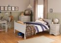 Little Folks Furniture Fargo Small Double Bed Frame constructed from solid hardwoods slatted solid wood base traditional style