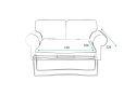 Sweet Dreams Detroit 2 Seater Fabric Sofa Bed