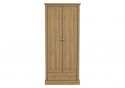 LPD Devon 2 Door 1 Drawer Oak Wardrobe