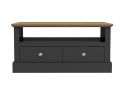 LPD Devon Charcoal & Oak 2 Drawer Coffee Table