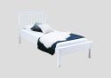 Flair Disley Solid Wood Single Bed Frame - White
